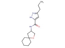 N-1-oxaspiro[4.5]dec-3-yl-3-propyl-1H-pyrazole-5-carboxamide