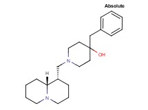 4-benzyl-1-[(1S,9aR)-octahydro-2H-quinolizin-1-ylmethyl]-4-piperidinol