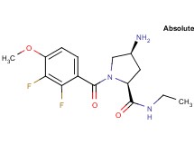 (2S,4S)-4-amino-1-(2,3-difluoro-4-methoxybenzoyl)-N-ethylpyrrolidine-2-carboxamide