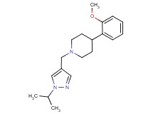 1-[(1-isopropyl-1H-pyrazol-4-yl)methyl]-4-(2-methoxyphenyl)piperidine