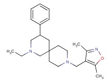 9-[(3,5-dimethyl-4-isoxazolyl)methyl]-2-ethyl-4-phenyl-2,9-diazaspiro[5.5]undecane