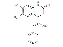 7-hydroxy-6-methyl-4-[(E)-1-methyl-2-phenylvinyl]-3,4-dihydroquinolin-2(1H)-one
