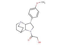2-[(3R*,3aR*,7aR*)-3-(4-methoxyphenyl)hexahydro-4,7-ethanopyrrolo[3,2-b]pyridin-1(2H)-yl]-2-oxoethanol
