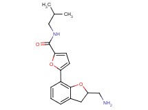 5-[2-(aminomethyl)-2,3-dihydro-1-benzofuran-7-yl]-N-isobutyl-2-furamide