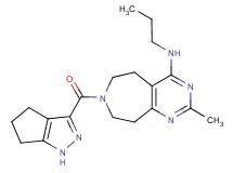 2-methyl-N-propyl-7-(1,4,5,6-tetrahydrocyclopenta[c]pyrazol-3-ylcarbonyl)-6,7,8,9-tetrahydro-5H-pyrimido[4,5-d]azepin-4-amine