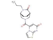 5-{[(1S*,5R*)-7-oxo-6-propyl-3,6-diazabicyclo[3.2.2]non-3-yl]carbonyl}-7H-[1,3]thiazolo[3,2-a]pyrimidin-7-one
