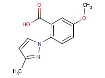 5-methoxy-2-(3-methyl-1H-pyrazol-1-yl)benzoic acid