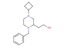 2-(1-benzyl-4-cyclobutyl-2-piperazinyl)ethanol