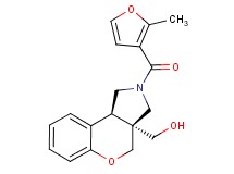 [(3aS*,9bS*)-2-(2-methyl-3-furoyl)-1,2,3,9b-tetrahydrochromeno[3,4-c]pyrrol-3a(4H)-yl]methanol