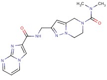N-({5-[(dimethylamino)carbonyl]-4,5,6,7-tetrahydropyrazolo[1,5-a]pyrazin-2-yl}methyl)imidazo[1,2-a]pyrimidine-2-carboxamide
