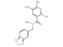 N-(2,1,3-benzothiadiazol-5-ylmethyl)-2-hydroxy-N,5,6-trimethylnicotinamide