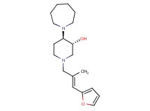 (3R*,4R*)-4-(1-azepanyl)-1-[(2E)-3-(2-furyl)-2-methyl-2-propen-1-yl]-3-piperidinol