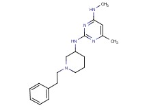 N~4~,6-dimethyl-N~2~-[1-(2-phenylethyl)-3-piperidinyl]-2,4-pyrimidinediamine