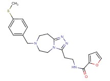 N-(2-{7-[4-(methylthio)benzyl]-6,7,8,9-tetrahydro-5H-[1,2,4]triazolo[4,3-d][1,4]diazepin-3-yl}ethyl)-2-furamide