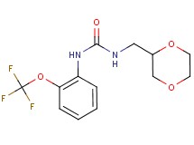 N-(1,4-dioxan-2-ylmethyl)-N'-[2-(trifluoromethoxy)phenyl]urea