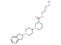 1'-(2,3-dihydro-1H-inden-2-yl)-N-[3-(methylamino)propyl]-1,4'-bipiperidine-3-carboxamide dihydrochloride