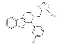 1-(3-chlorophenyl)-2-[(4-methyl-1H-imidazol-5-yl)methyl]-2,3,4,9-tetrahydro-1H-beta-carboline
