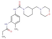 N-[4-methyl-3-(propionylamino)phenyl]-3-(morpholin-4-ylmethyl)piperidine-1-carboxamide