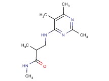 N,2-dimethyl-3-[(2,5,6-trimethylpyrimidin-4-yl)amino]propanamide