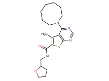 4-(1-azocanyl)-5-methyl-N-(tetrahydro-2-furanylmethyl)thieno[2,3-d]pyrimidine-6-carboxamide