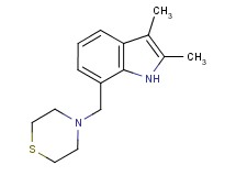 2,3-dimethyl-7-(thiomorpholin-4-ylmethyl)-1H-indole