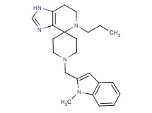 1'-[(1-methyl-1H-indol-2-yl)methyl]-5-propyl-1,5,6,7-tetrahydrospiro[imidazo[4,5-c]pyridine-4,4'-piperidine]