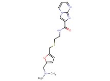 N-{2-[({5-[(dimethylamino)methyl]-2-furyl}methyl)thio]ethyl}imidazo[1,2-a]pyrimidine-2-carboxamide