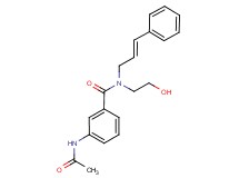 3-(acetylamino)-N-(2-hydroxyethyl)-N-[(2E)-3-phenylprop-2-en-1-yl]benzamide