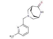 (1R*,5S*)-3-[(6-methylpyridin-2-yl)methyl]-3,6-diazabicyclo[3.2.2]nonan-7-one