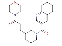 3-{[3-(3-morpholin-4-yl-3-oxopropyl)piperidin-1-yl]carbonyl}-5,6,7,8-tetrahydroquinoline