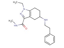 1-ethyl-N-methyl-5-[(2-phenylethyl)amino]-4,5,6,7-tetrahydro-1H-indazole-3-carboxamide