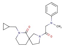 7-(cyclopropylmethyl)-2-(N-methyl-N-phenylglycyl)-2,7-diazaspiro[4.5]decan-6-one