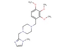 1-[(1-methyl-1H-imidazol-2-yl)methyl]-4-(2,3,4-trimethoxybenzyl)piperazine bis(trifluoroacetate)