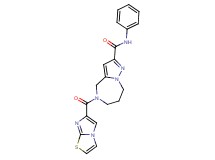 5-(imidazo[2,1-b][1,3]thiazol-6-ylcarbonyl)-N-phenyl-5,6,7,8-tetrahydro-4H-pyrazolo[1,5-a][1,4]diazepine-2-carboxamide