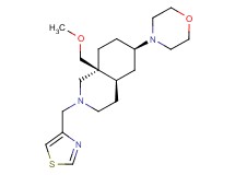 (4aR*,6R*,8aS*)-8a-(methoxymethyl)-6-morpholin-4-yl-2-(1,3-thiazol-4-ylmethyl)decahydroisoquinoline