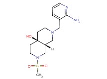(4aR*,8aR*)-2-[(2-aminopyridin-3-yl)methyl]-7-(methylsulfonyl)octahydro-2,7-naphthyridin-4a(2H)-ol