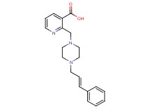 2-({4-[(2E)-3-phenylprop-2-en-1-yl]piperazin-1-yl}methyl)nicotinic acid
