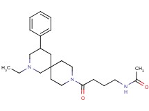 N-[4-(2-ethyl-4-phenyl-2,9-diazaspiro[5.5]undec-9-yl)-4-oxobutyl]acetamide
