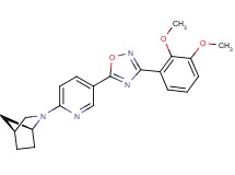 (1S*,4S*)-2-{5-[3-(2,3-dimethoxyphenyl)-1,2,4-oxadiazol-5-yl]-2-pyridinyl}-2-azabicyclo[2.2.1]heptane