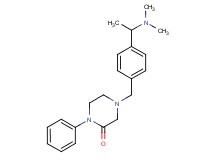4-{4-[1-(dimethylamino)ethyl]benzyl}-1-phenyl-2-piperazinone