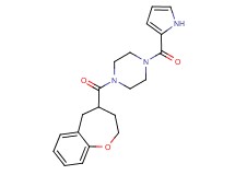 1-(1H-pyrrol-2-ylcarbonyl)-4-(2,3,4,5-tetrahydro-1-benzoxepin-4-ylcarbonyl)piperazine