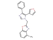 2-{[5-(3-furyl)-4-phenyl-1H-imidazol-1-yl]methyl}-4-methyl-1,3-benzoxazole