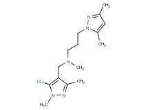 N-[(5-chloro-1,3-dimethyl-1H-pyrazol-4-yl)methyl]-3-(3,5-dimethyl-1H-pyrazol-1-yl)-N-methylpropan-1-amine
