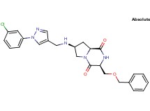 (3S,7S,8aS)-3-[(benzyloxy)methyl]-7-({[1-(3-chlorophenyl)-1H-pyrazol-4-yl]methyl}amino)hexahydropyrrolo[1,2-a]pyrazine-1,4-dione