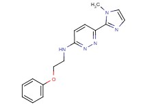 6-(1-methyl-1H-imidazol-2-yl)-N-(2-phenoxyethyl)pyridazin-3-amine