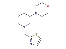 4-[1-(1,3-thiazol-2-ylmethyl)-3-piperidinyl]morpholine