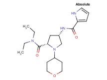 (4S)-N,N-diethyl-4-[(1H-pyrrol-2-ylcarbonyl)amino]-1-(tetrahydro-2H-pyran-4-yl)-L-prolinamide