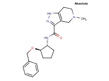 N-[(1R,2R)-2-(benzyloxy)cyclopentyl]-5-methyl-4,5,6,7-tetrahydro-1H-pyrazolo[4,3-c]pyridine-3-carboxamide