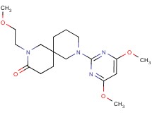 8-(4,6-dimethoxy-2-pyrimidinyl)-2-(2-methoxyethyl)-2,8-diazaspiro[5.5]undecan-3-one