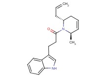 3-{3-[(2R*,6R*)-2-allyl-6-methyl-3,6-dihydropyridin-1(2H)-yl]-3-oxopropyl}-1H-indole